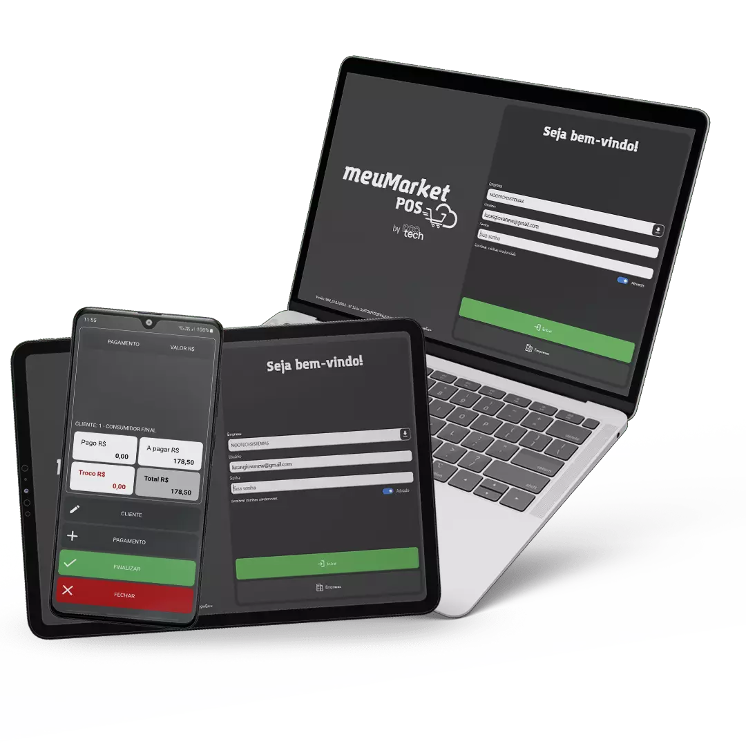 MeuMarket em diferentes plataformas