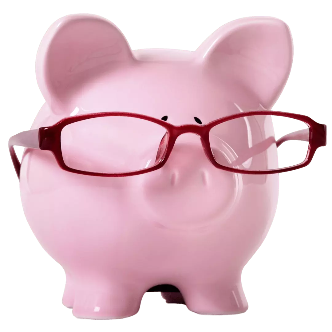 Cofre de porquinho, simbolizando o 'financeiro'